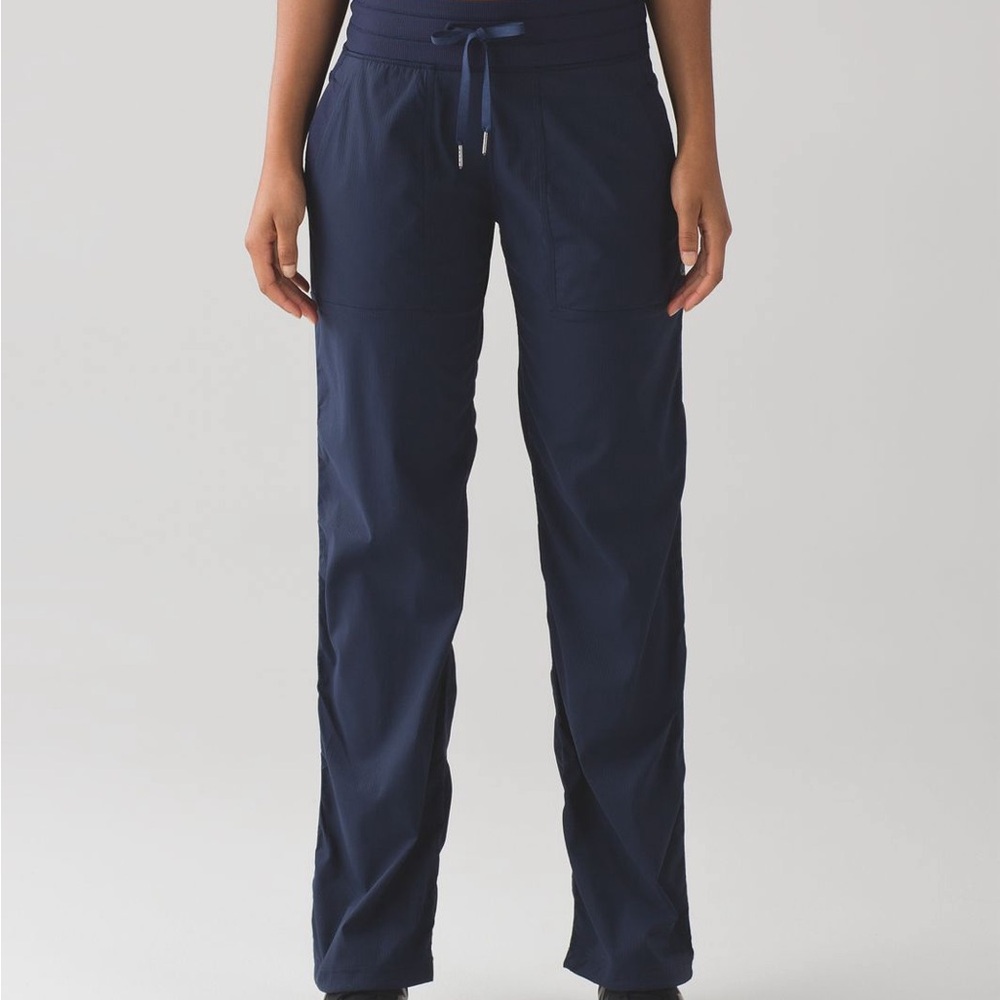 Navy Lululemon Dance Studio Pants